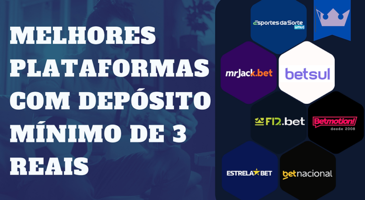 As 7 Melhores Plataformas Com Depósito Mínimo de 3 Reais